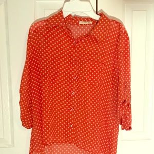 Polka dot blouse